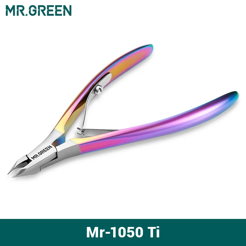 Mr Green Stainless Steel Cuticle Nippers Clippers Nail Manicure Scissors Trimmer Dead Skin Remover