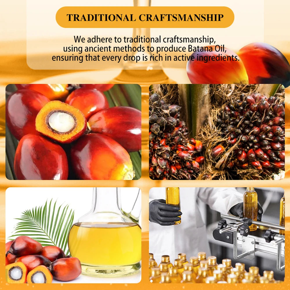 Anti Hair Loss Batana Oil Natural Hair Conditioner Hair Growth Treatment Strengthen Roots Anti Breakage Combo 50ml