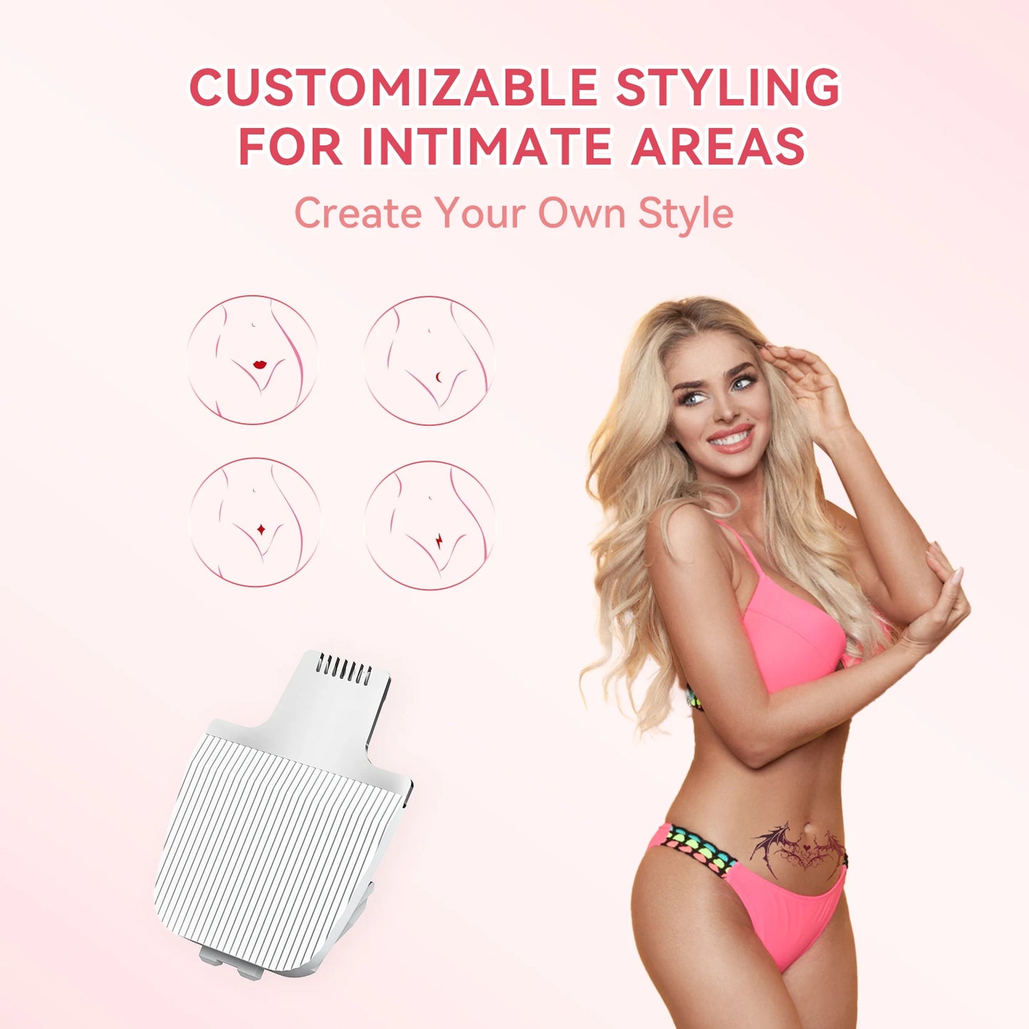 MAXGROOM Waterproof Bikini Trimmer For Women Rechargeable