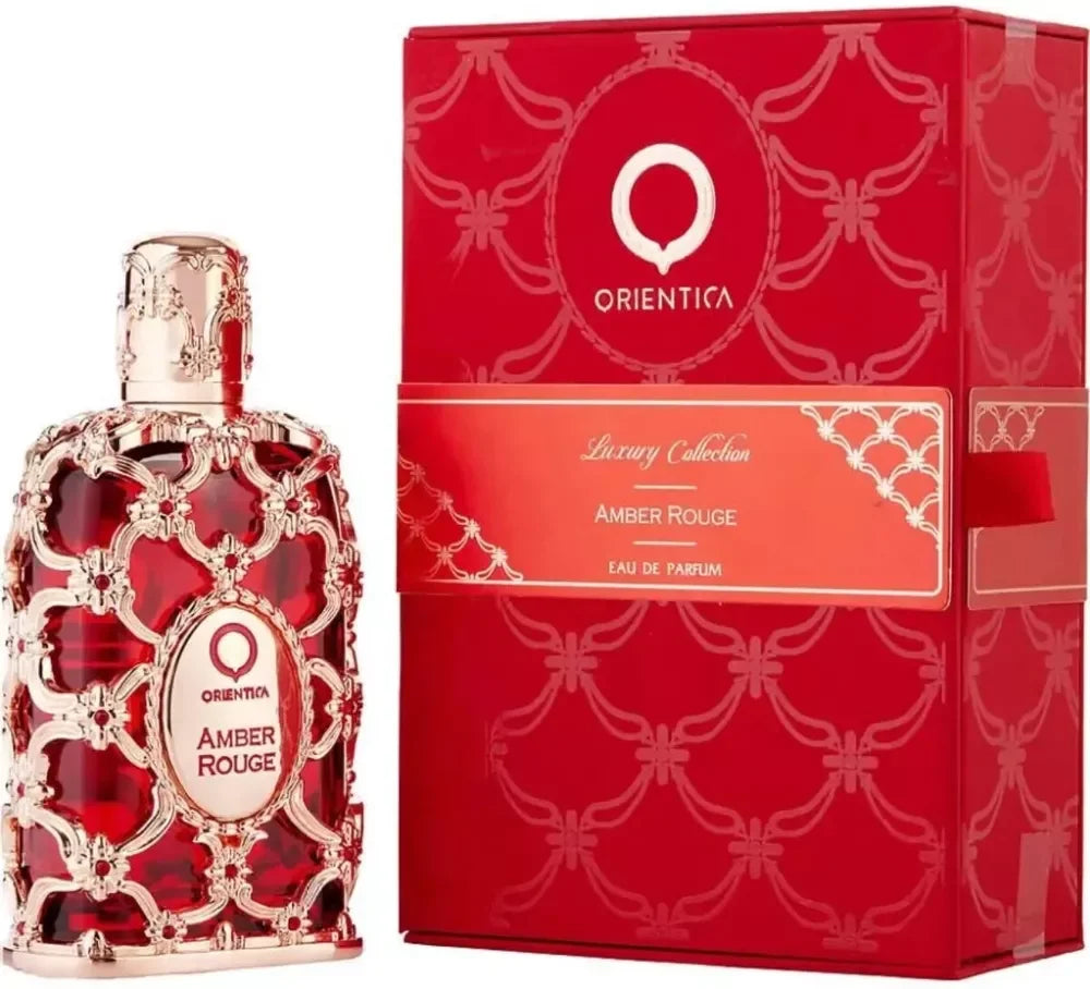 Orientica Royal Amber Rouge Oud Saffron Unisex Eau De Spray Long Lasting Fragrance 2.7 Fl Oz
