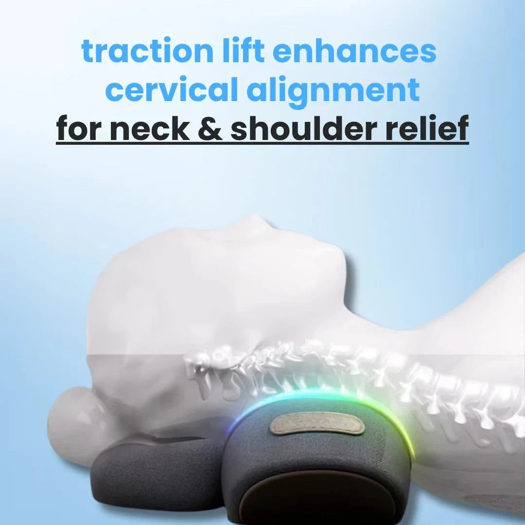 Soothe 3 In 1 Neck Massager Cervical Pillow Hot Compress