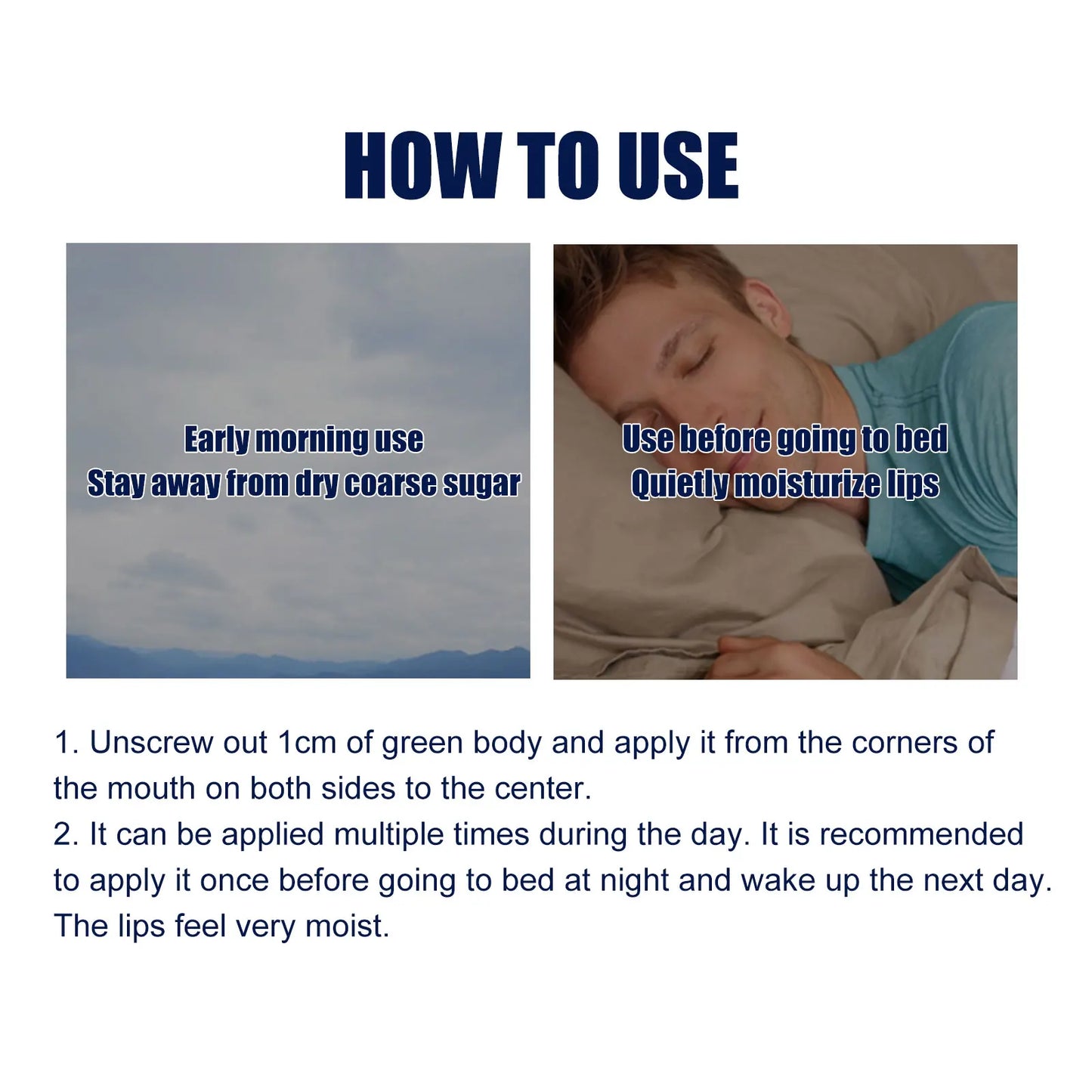 EELHOE Men's Lip Balm Moisturizing Deep Care Prevent Dry Cracking Lasting Hydration for Winter