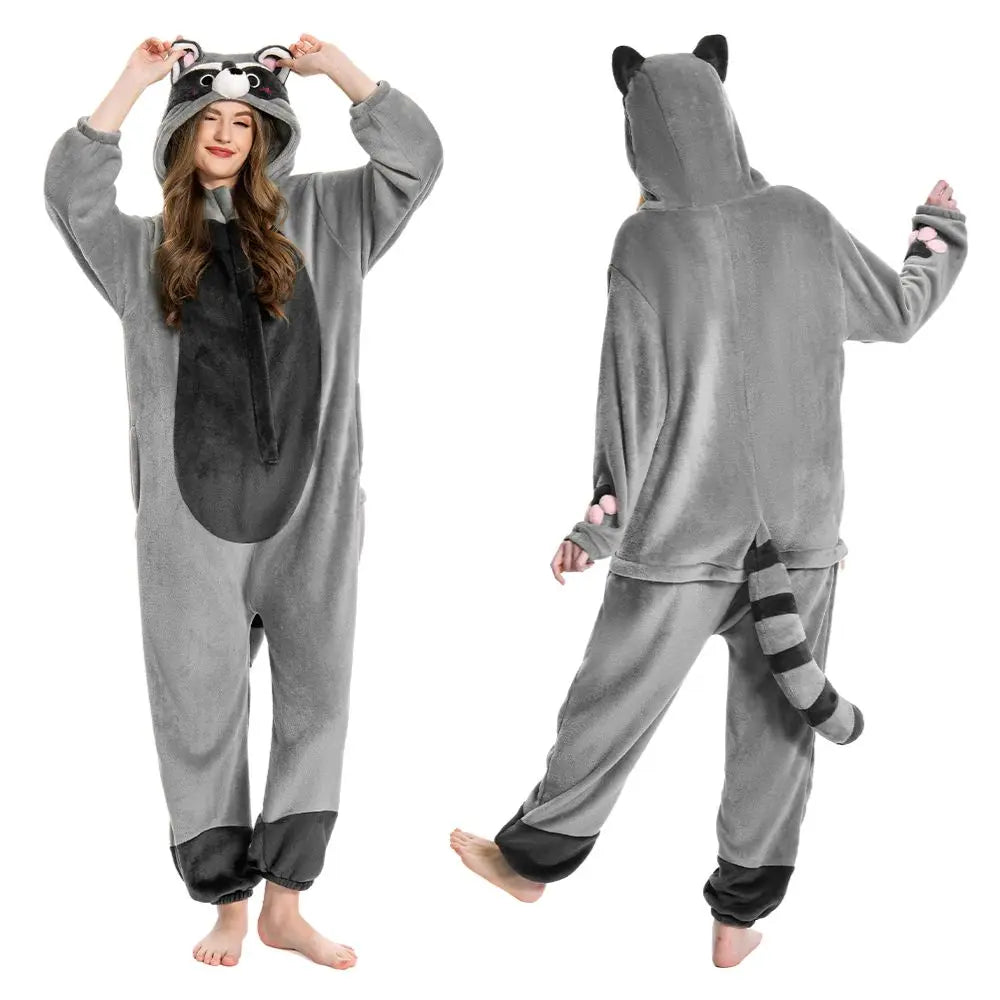 Halloween Animal Kigurumi Adult Plus Size Onesie Costume