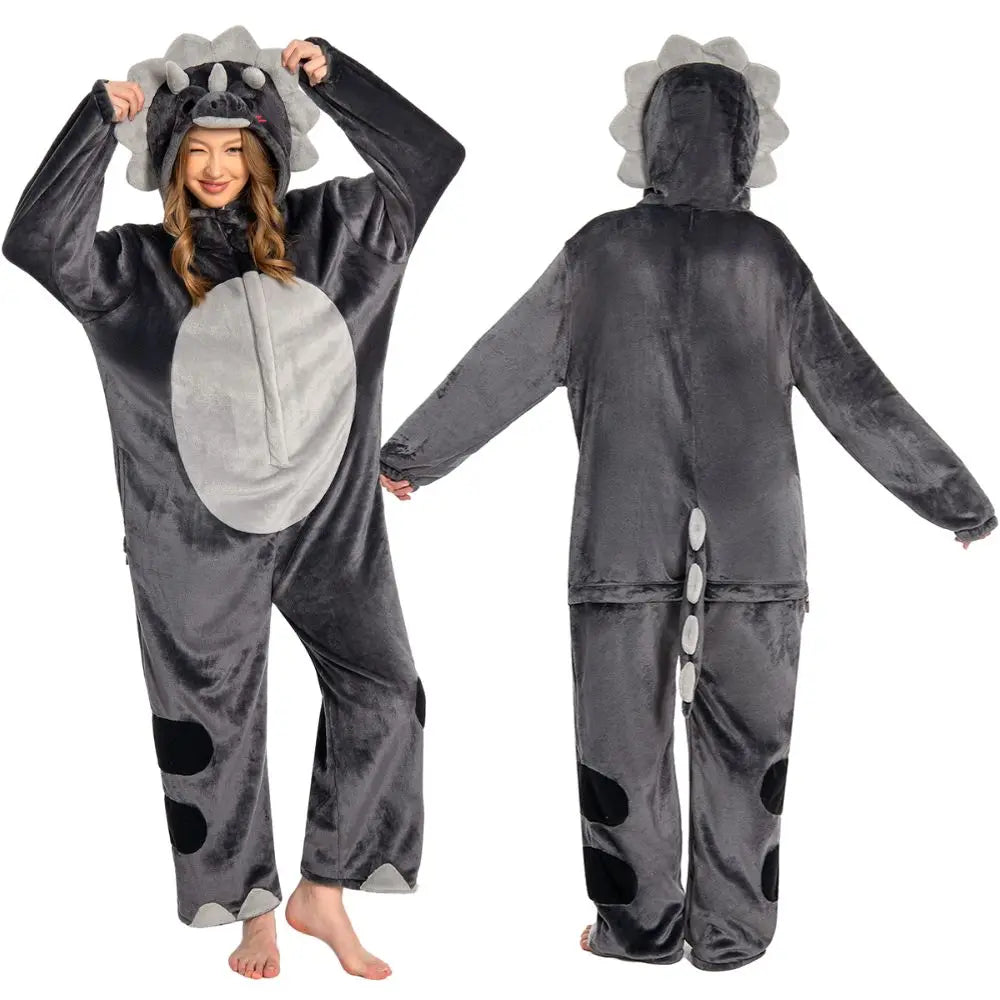 Halloween Animal Kigurumi Adult Plus Size Onesie Costume