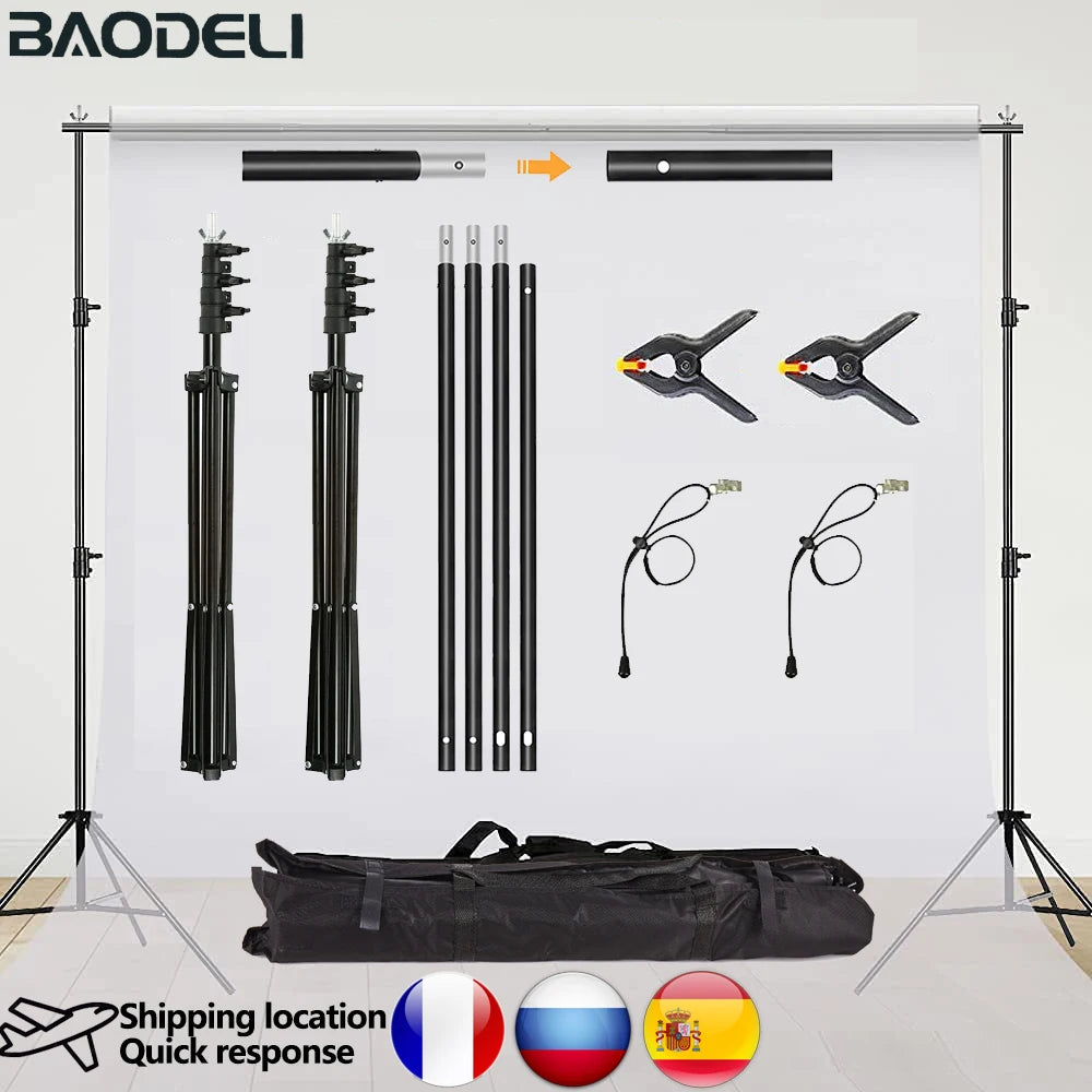 Backdrop Stand Photo Studio Kit Background Support