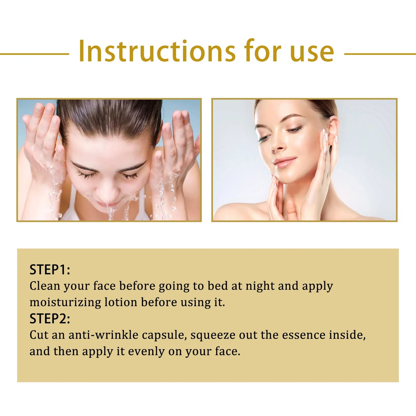 Ouhoe Retinol Serum Facial Reduce Facial Wrinkles Fine Lines Smoothing Hydrating Moisturizer Anti Aging Essence