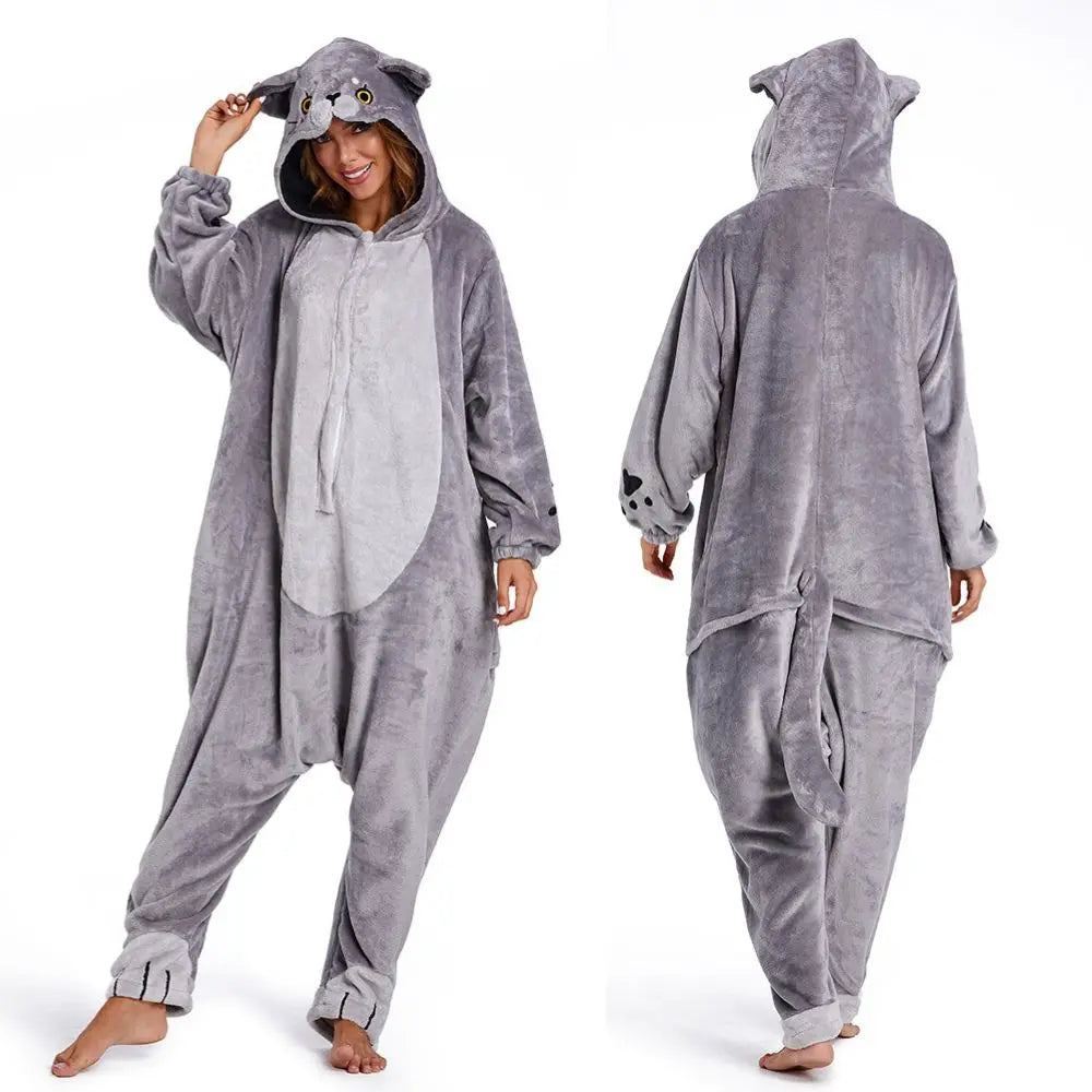 Halloween Animal Kigurumi Adult Plus Size Onesie Costume