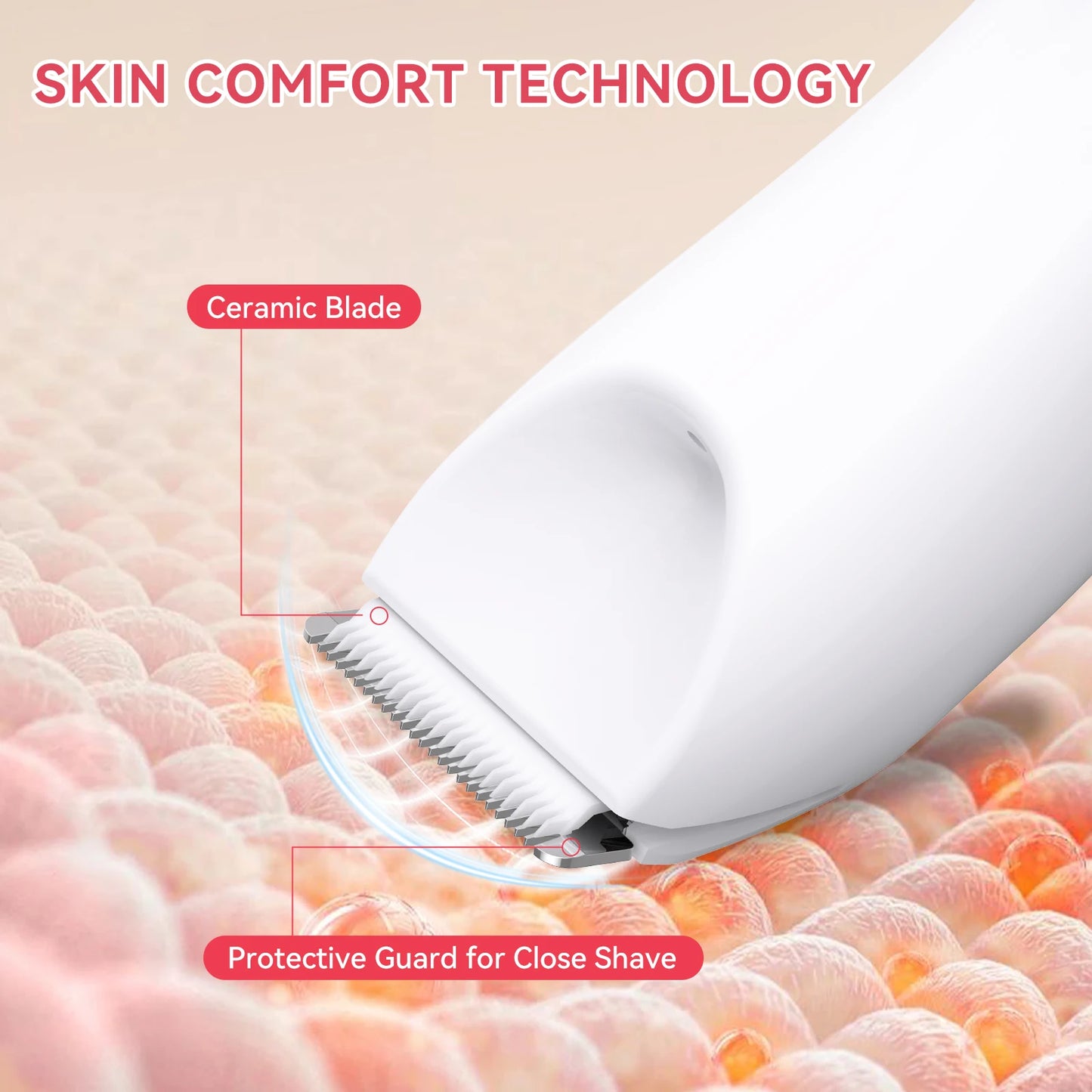 MAXGROOM Waterproof Bikini Trimmer For Women Rechargeable