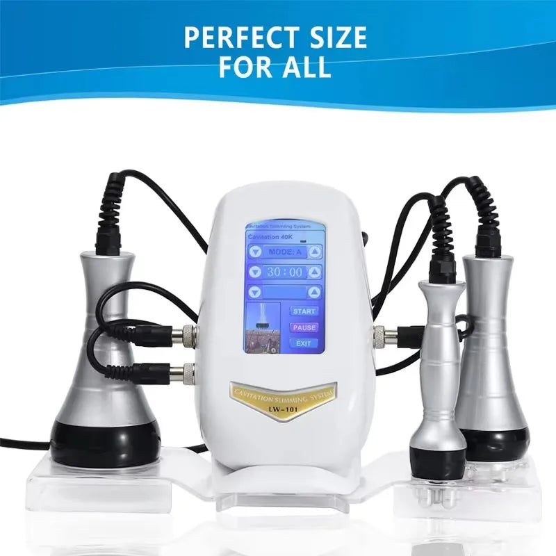 3 In 1 Cavitation Machine Body Slimming Massager Multi Functional Device Face Body Tightening Lifting Home Use Skincare Tool