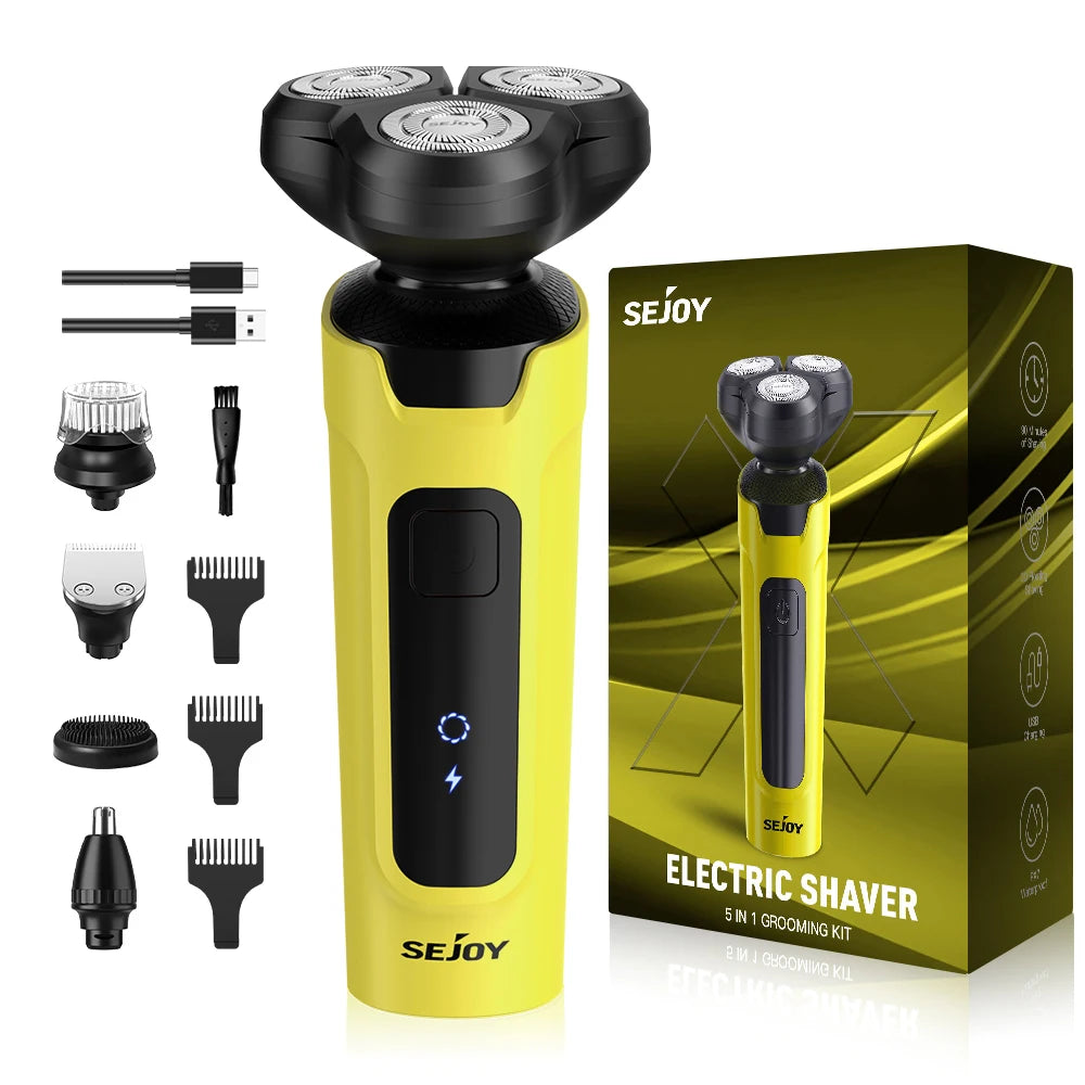 Sejoy Men Grooming Kit Cordless Rechargeable Trimmer