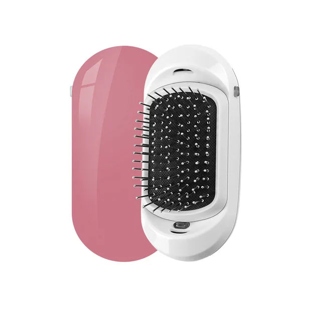 New Version Ionic Hairbrush Portable Negative Ions Unique Massage Anti Static Hair Brush
