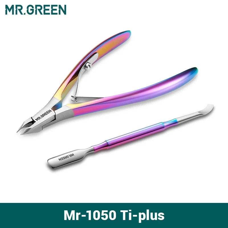 Mr Green Stainless Steel Cuticle Nippers Clippers Nail Manicure Scissors Trimmer Dead Skin Remover