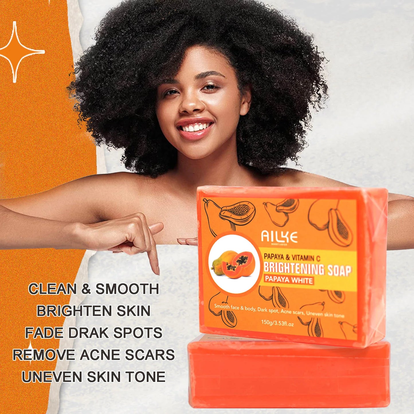 AILKE Multi Vitamin Whitening Body Lotion With Vitamins A E B3 B5 For Radiant Even Skin Tone Moisturizer Cream