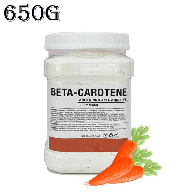 Spa Hydro Jelly Mask Powder with Hyaluronic Acid Rubber Petal Rose Peel Off Modeling Moisturizing Facial Mask for Dry Skin Care 650g