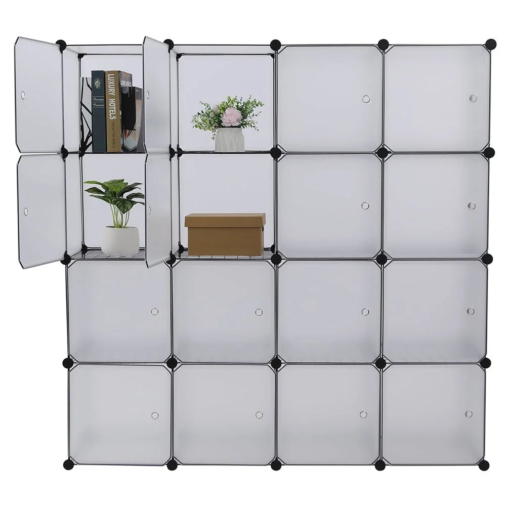 16 Cube Storage Shelf Organizer Home Office Bookcase
