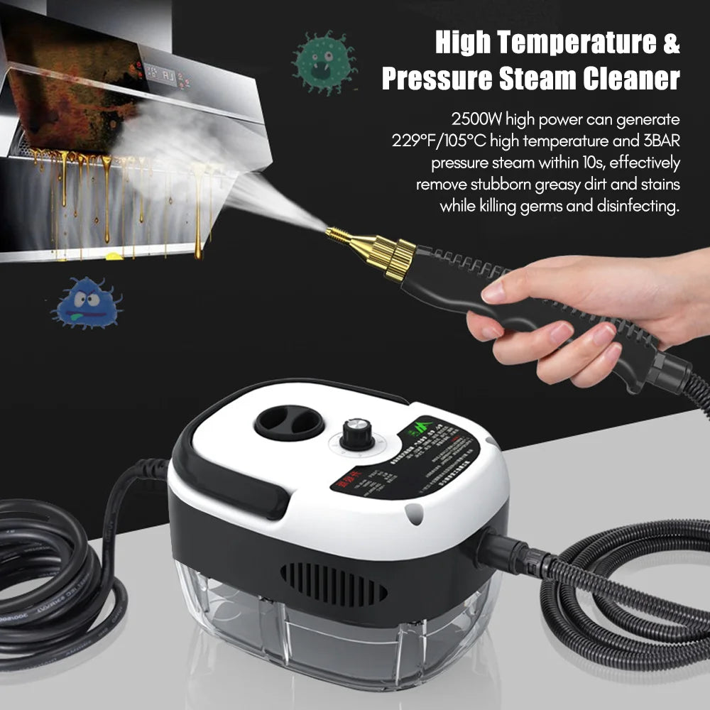 New 110V High Pressure Intelligent Steam Cleaner for Home Kitchen Car and Air Conditioner