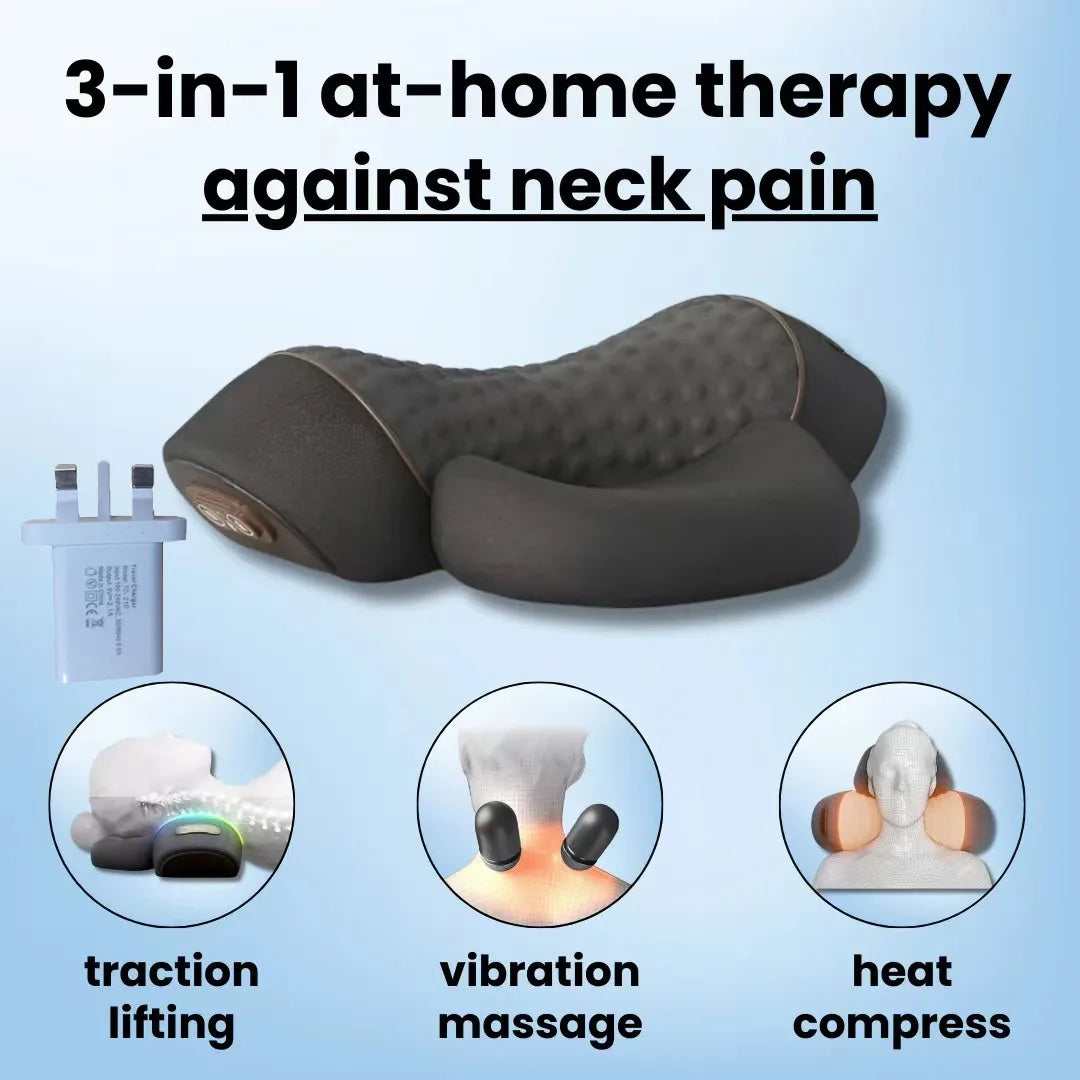 Soothe 3 In 1 Neck Massager Cervical Pillow Hot Compress