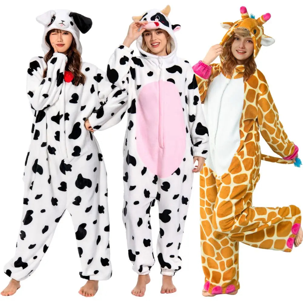 Halloween Animal Kigurumi Adult Plus Size Onesie Costume