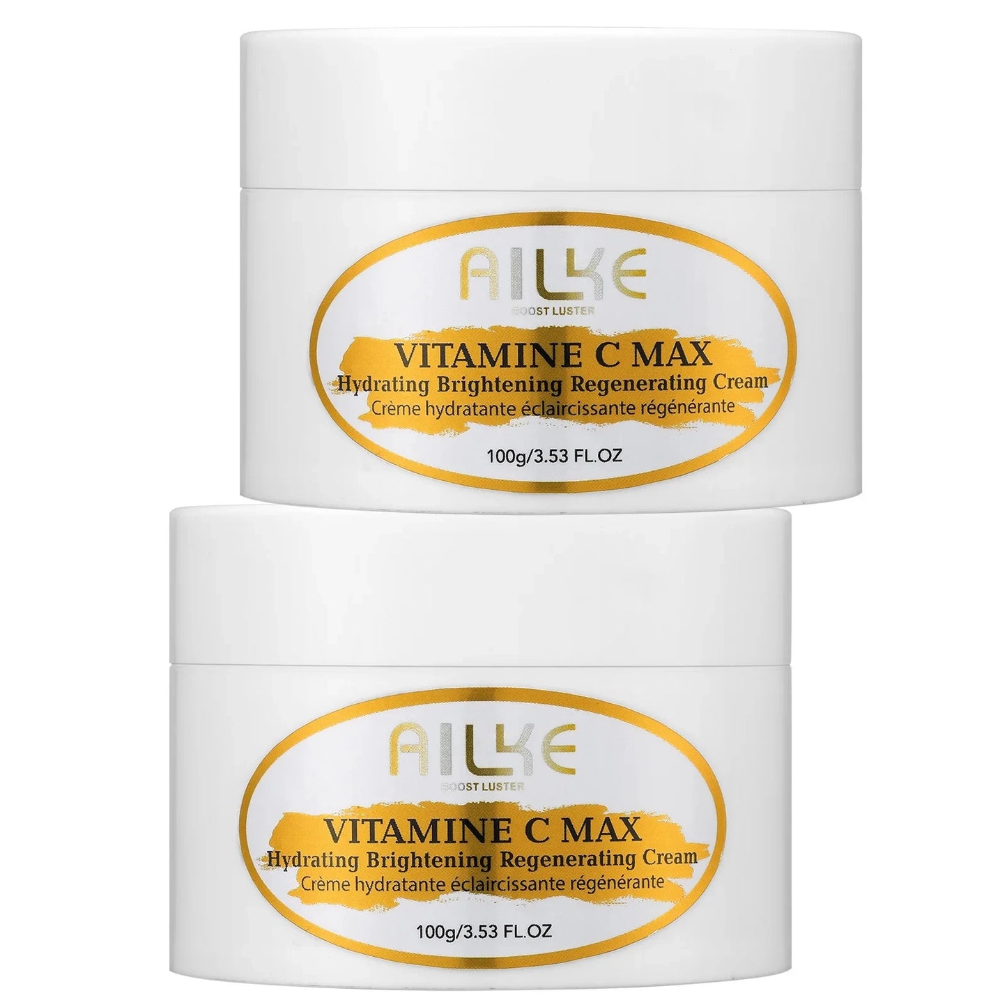 AILKE Vitamin C Skin Care Set Brightening Body Lotion Even Skin Tone Face Cream Whitening Serum Brightening Soap