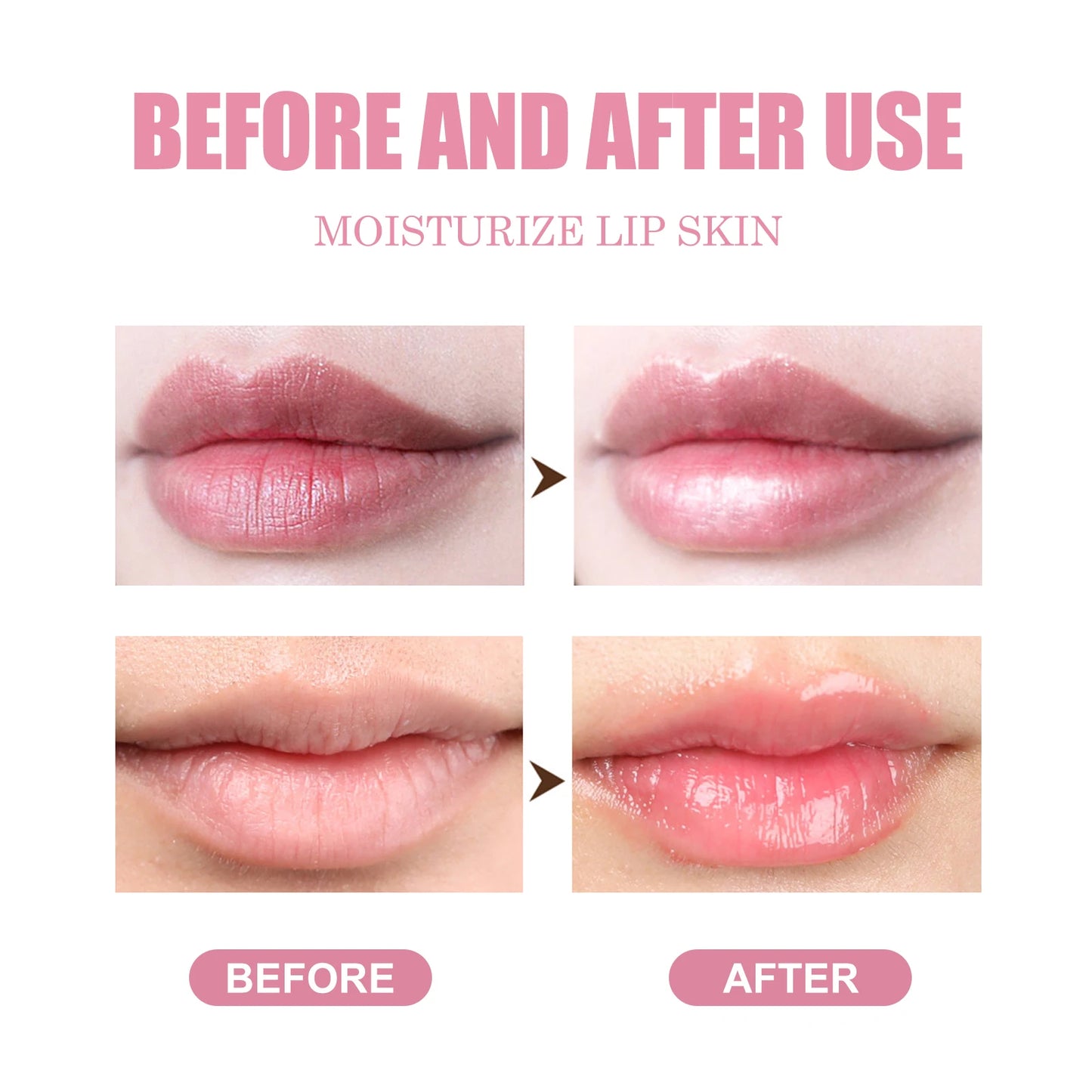 Honey Moisturizing Lip Oil for Soft and Nourished Lips with Hyaluronic Acid and Honey Extract