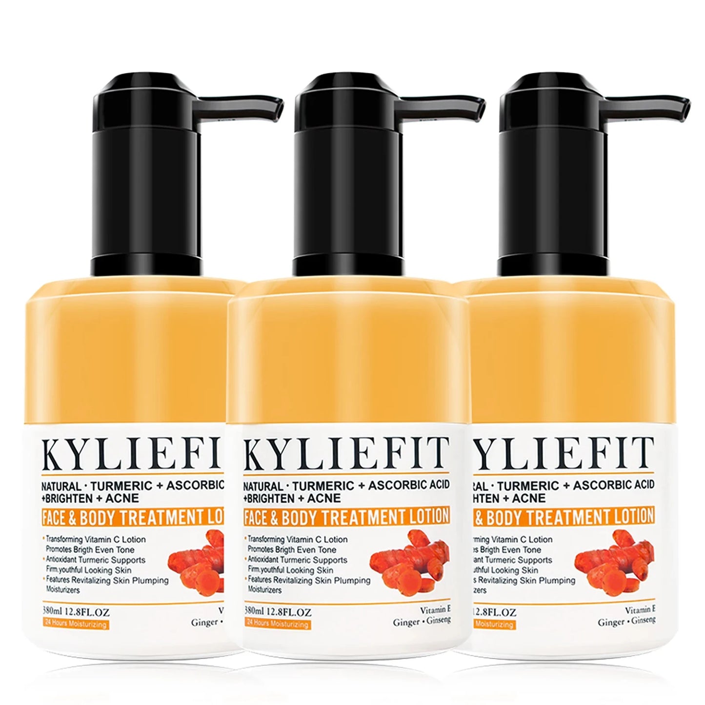 Ailke Organic Turmeric Skin Care Set for Acne Reduction Skin Cleansing Exfoliation Whitening Even Skin Tone and Dry Skin Improvement