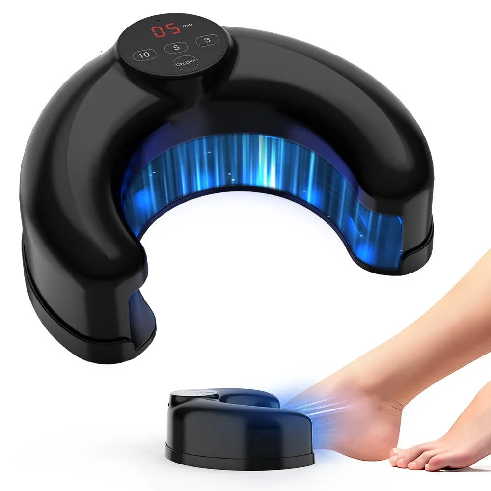 45W Nail Fungus Treatment LED Laser Device for Multiple Toenails USB Charge Infrared Light and Blue Light Nail Care