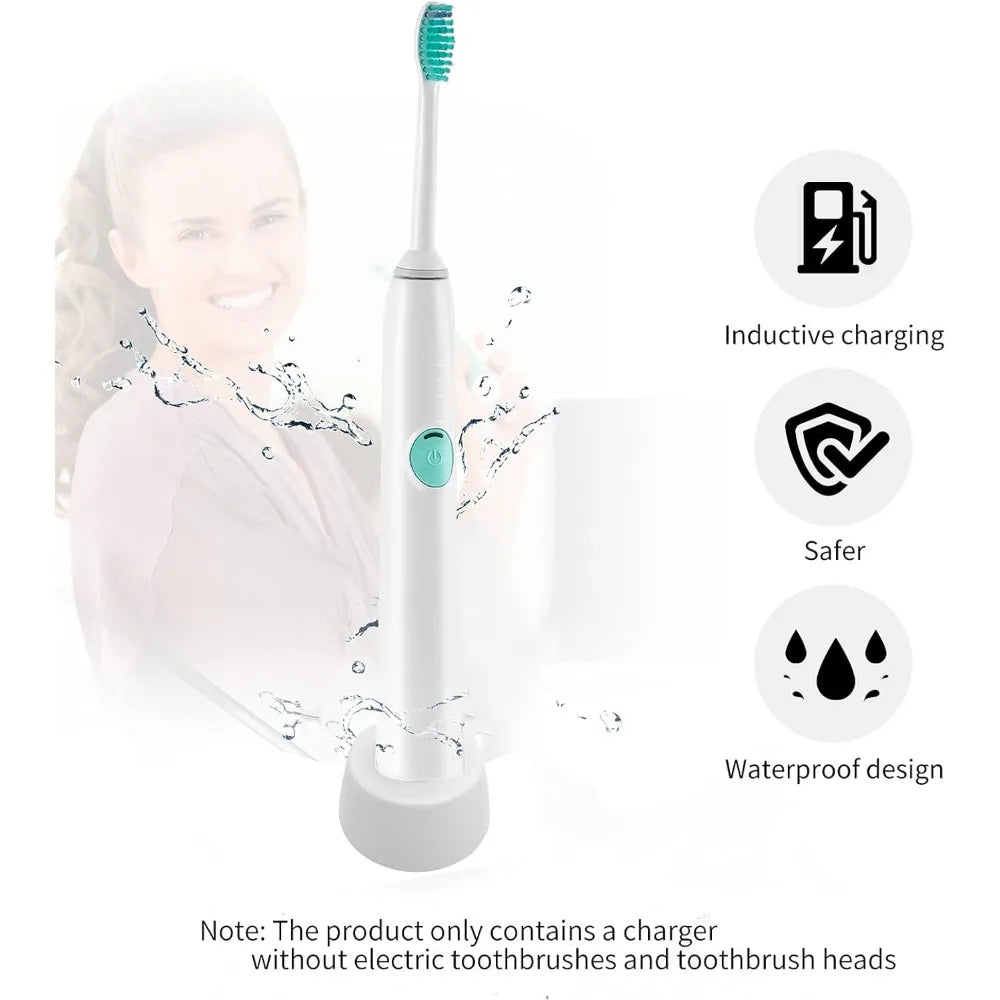 Electric Toothbrush Charger Base for Philips Sonicare HX6100 HX3000 HX6000 HX8000 IP67 Waterproof 3.6ft Cable Replacement Charger