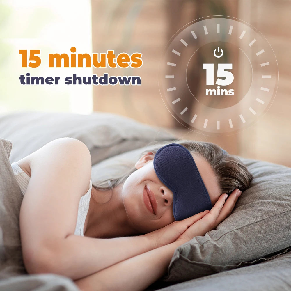 Electric Heated Eye Mask 3 Temperature 6 Vibration Modes