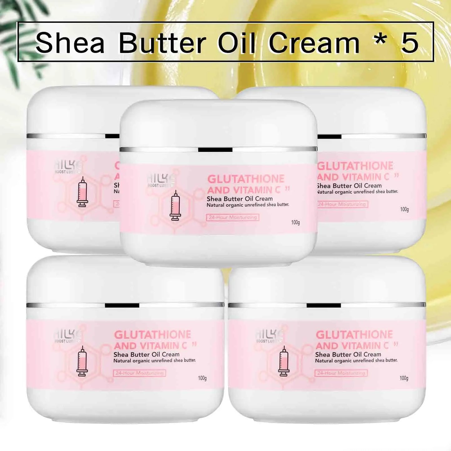 Ailke Whitening And Lightening Cream For Face And Body Intense Hydrating Repair With Shea Butter Oil