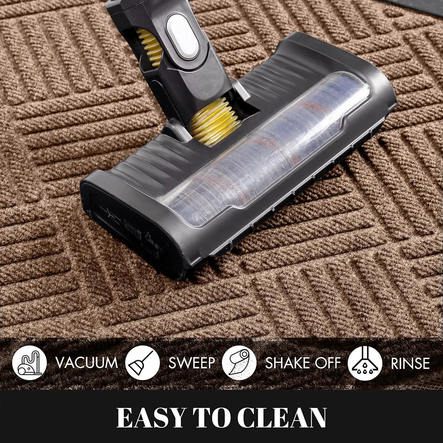 Front Door Mat Indoor Outdoor Rubber Backing Doormat