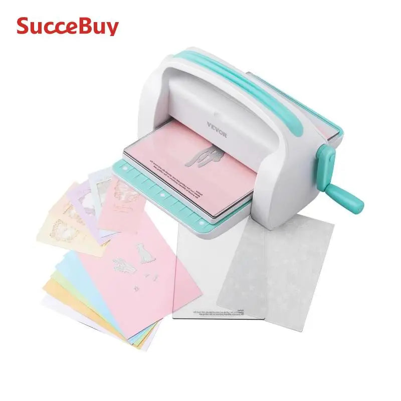 SucceBuy 6 Inch 9 Inch Manual Die Cutting Embossing Machine Mini Opening Scrapbooking Handmade Tools for DIY Art Craft Card Decorations
