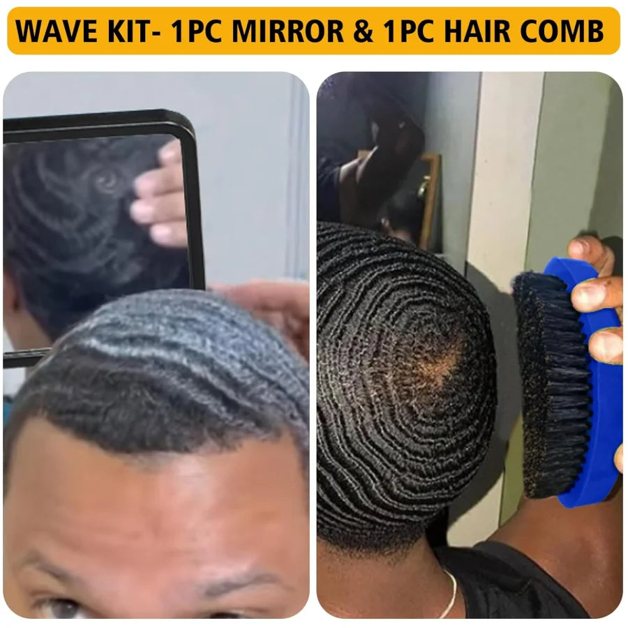 GOIPLE Natural Wavy Frizz Control Gel Strong Hold Wave Pomade for Black Men 100g