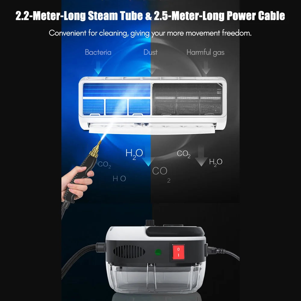 New 110V High Pressure Intelligent Steam Cleaner for Home Kitchen Car and Air Conditioner