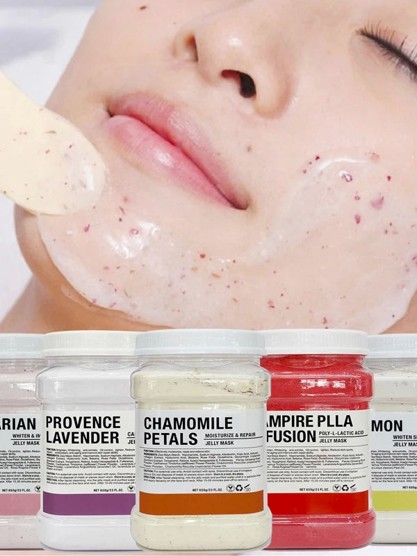10PCS Jelly Mask Powder Wholesale 650G Professional Facial Skin Care Products for Beauty Salon Use