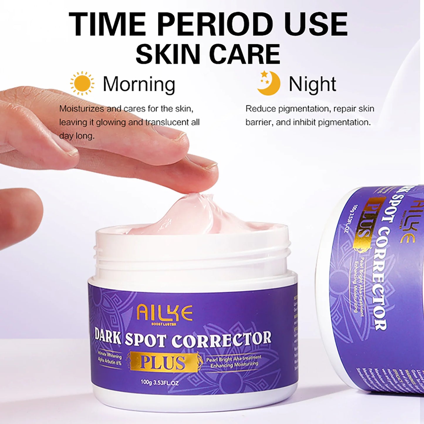 AILKE Dark Spot Remover for Face and Body Dark Spot Corrector for Age Spots Sun Spots Freckles Melasma and Brown Spots 100g