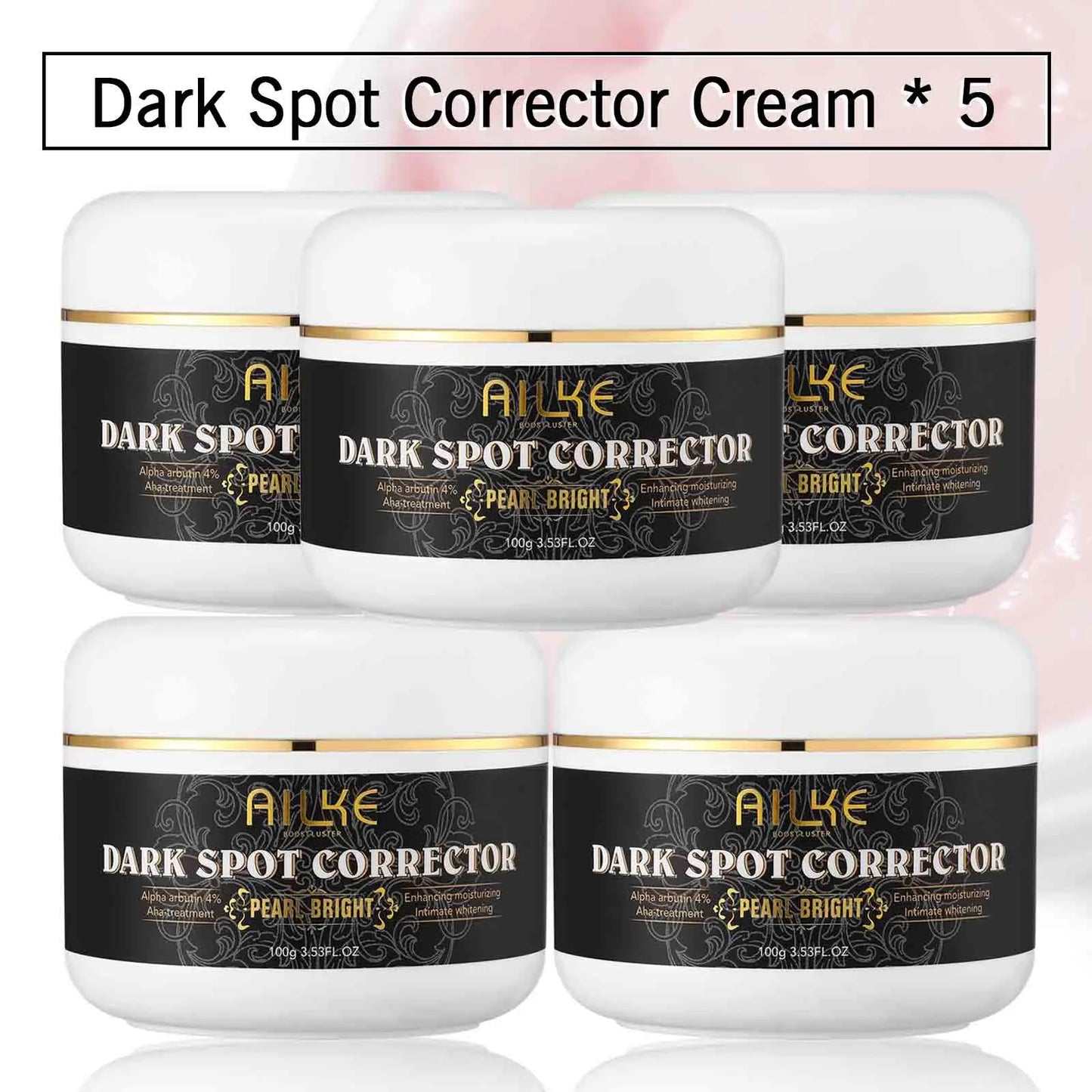 AILKE Dark Spot Corrector Cream for Face Body and Armpit with Organic Arbutin Intimate Whitening and Even Skin Tone Skincare