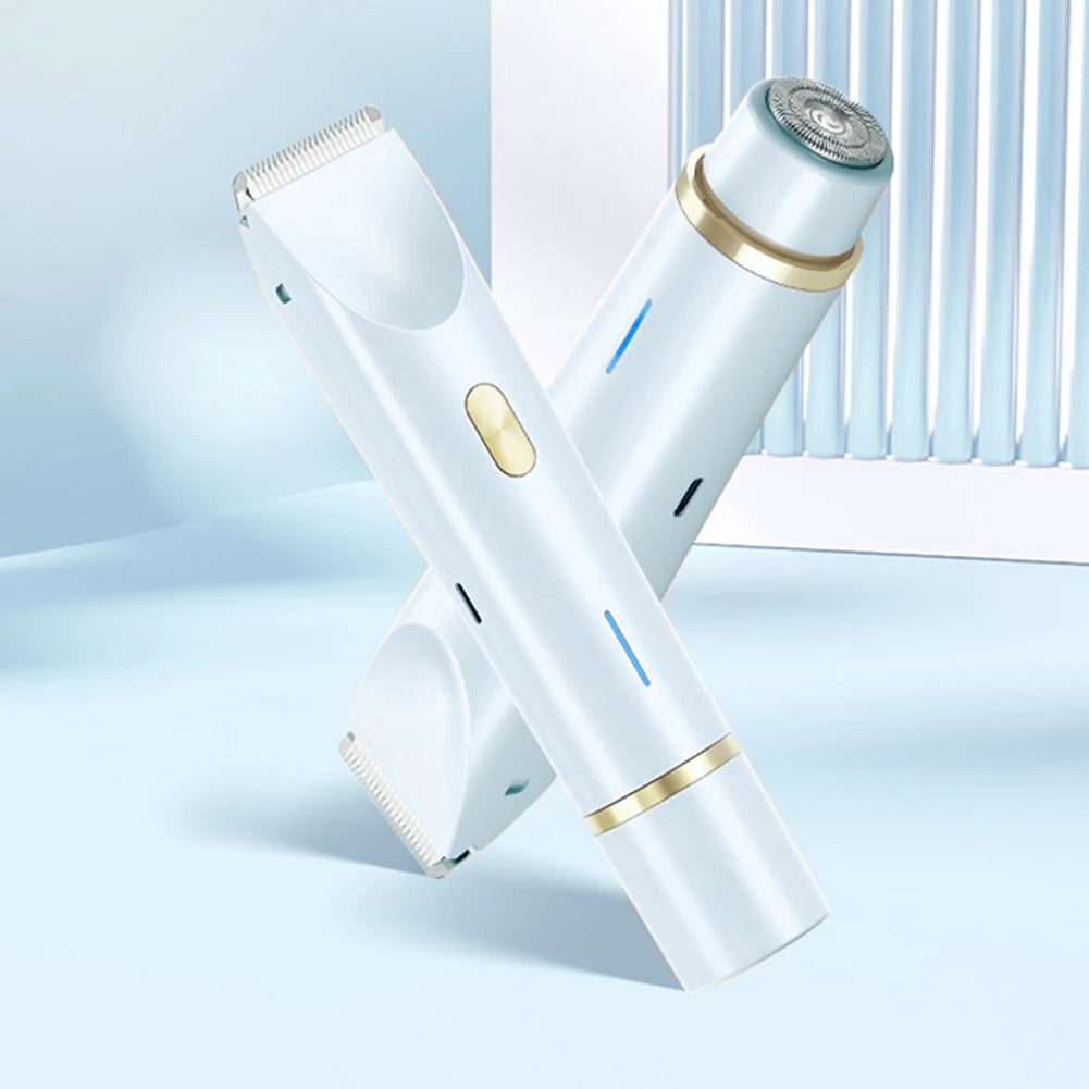 Women Electric Hair Removal Razor Portable Painless Epilator for Legs Bikini Underarms and Body Hair Trimming