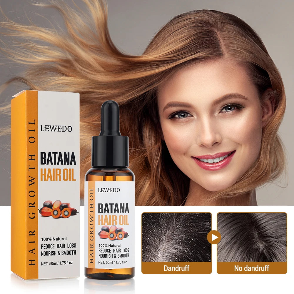 Anti Hair Loss Batana Oil Natural Hair Conditioner Hair Growth Treatment Strengthen Roots Anti Breakage Combo 50ml