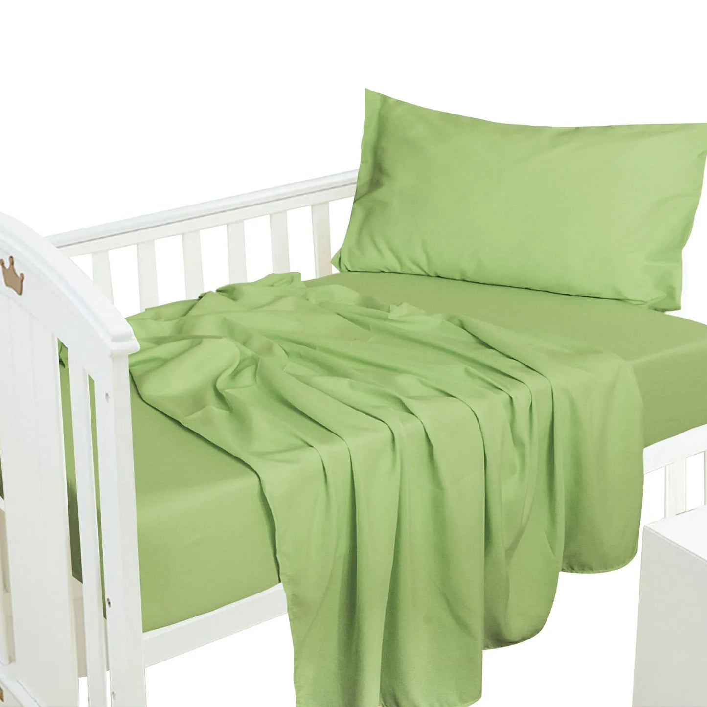 Ntbay 3 Piece Microfiber Toddler Sheet Set Pillowcase