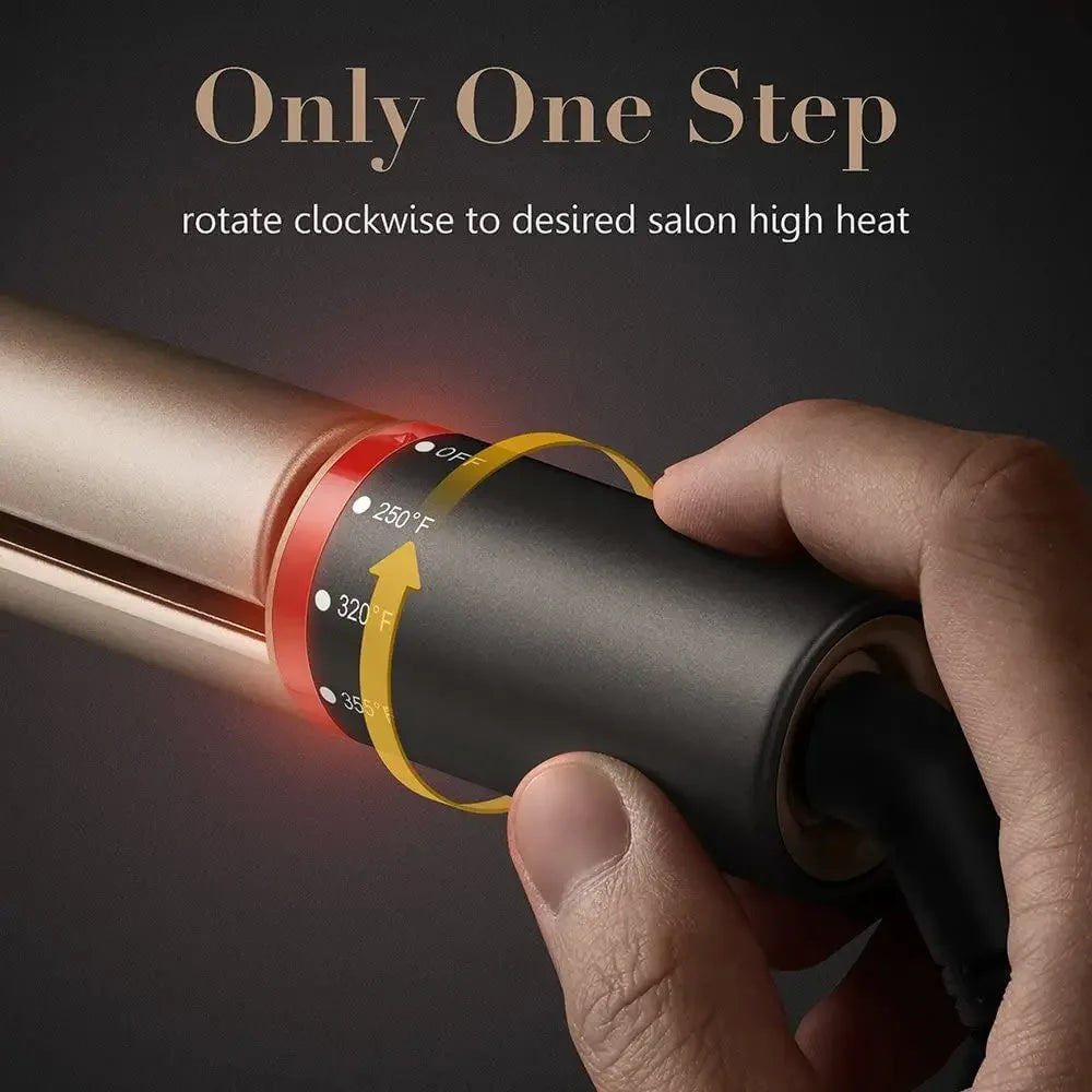 Professional Salon Quality 2 in 1 Hair Straightener and Curler Flat Iron with Fast Results