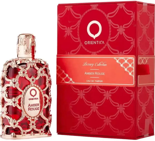 Orientica Royal Amber Rouge Oud Saffron Unisex Eau De Spray Long Lasting Fragrance 2.7 Fl Oz