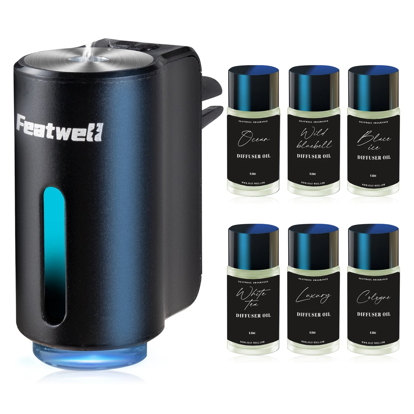 Smart Car Aromatherapy Diffuser Six Adjustable Humidifier
