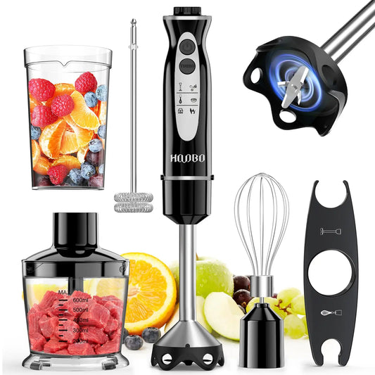 1000 Watt Powerful Handheld Immersion Blender for Smoothies Sauces Baby Food and Soups