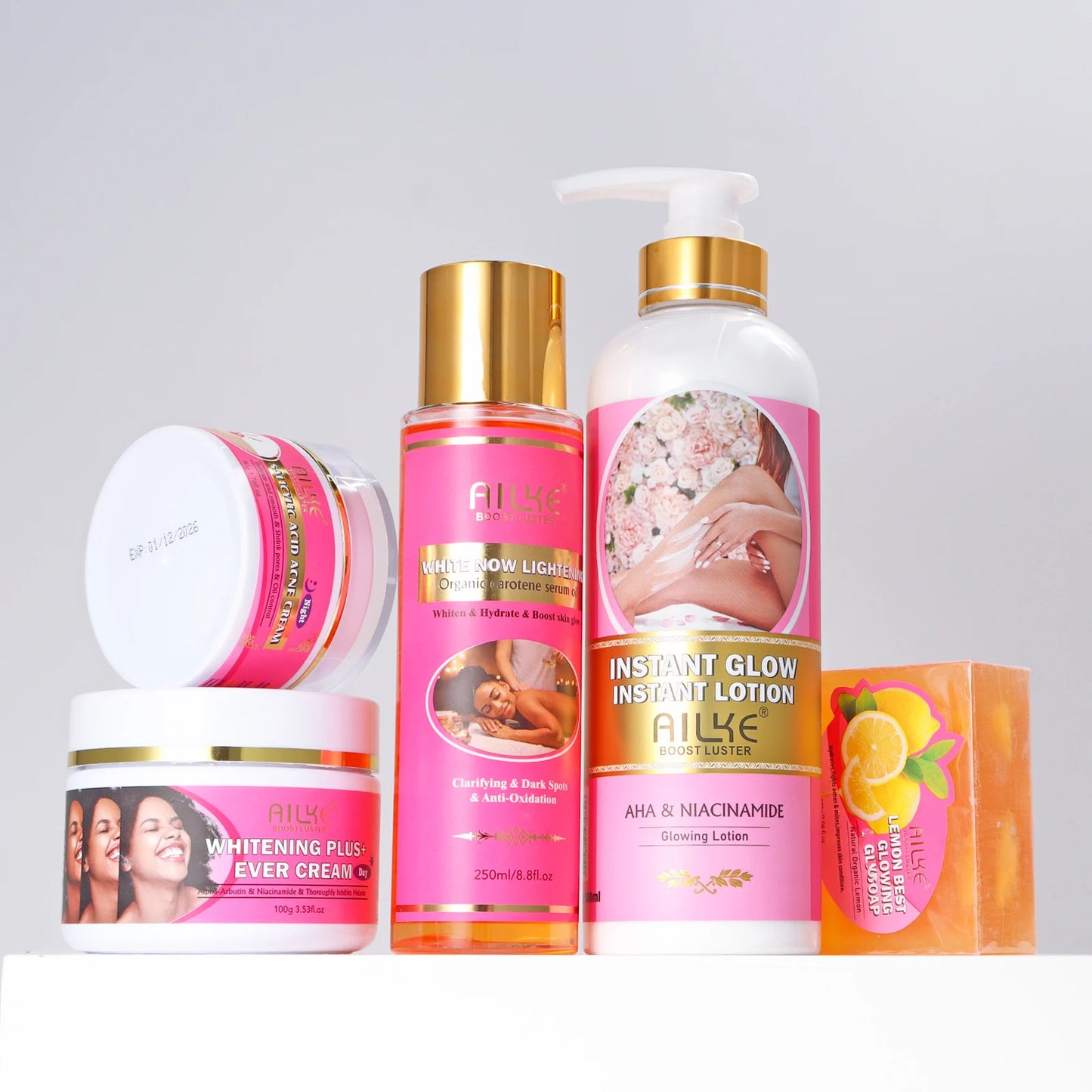 AILKE Clear Stubborn Acne Spots Cream Pimple Cream for Face and Body Lightening Body Lotion Vegan