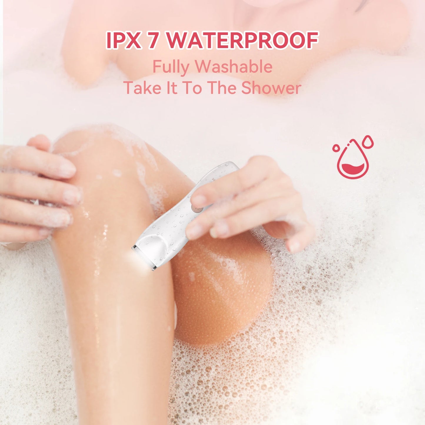 MAXGROOM Waterproof Bikini Trimmer For Women Rechargeable