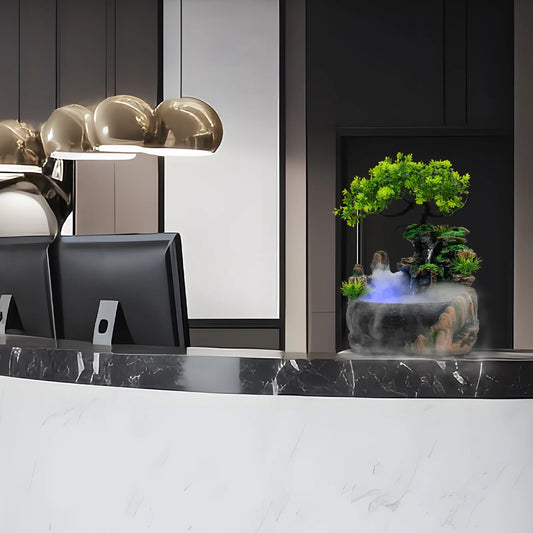 Atomizing Desktop Fountain Humidifier for Office Decor