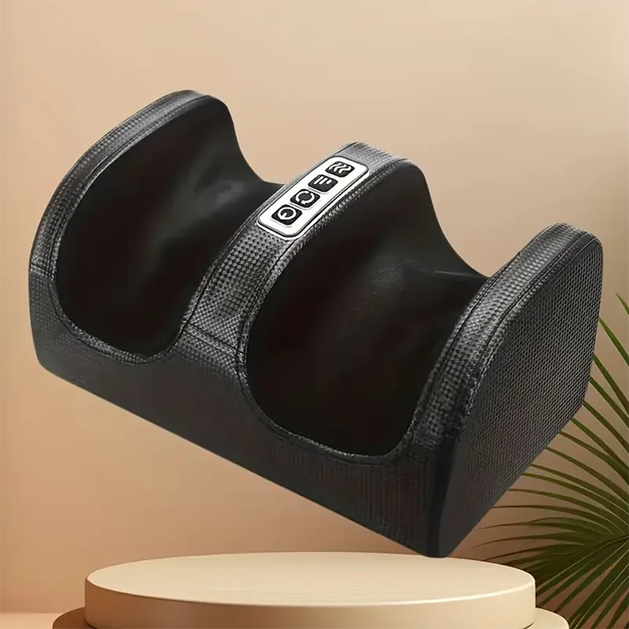 Foot Massage Machine Electric Heating Foot Kneading Leg Massager Home Relaxation Gift for Christmas and Valentine's Day