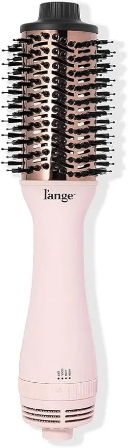 2 In 1 Titanium Blow Dryer Brush Hot Air Brush with Oval Barrel Hair Styler for Smooth Frizz Free Results for All Hair Types