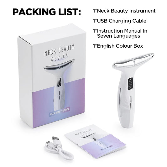 Electric Beauty Device Neck Face Lifting Machine Portable Mini Facial Massager