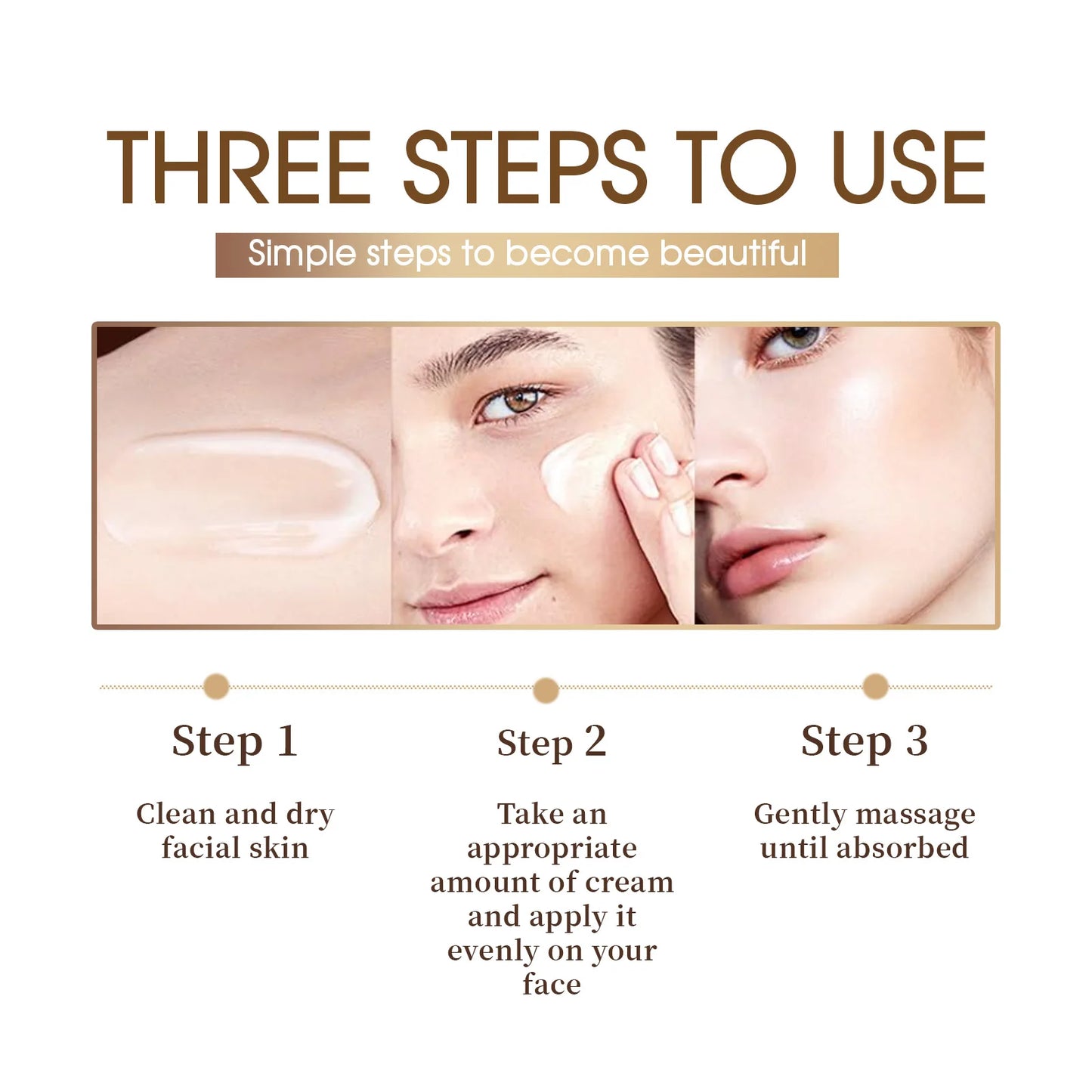 Retinol Caffeine Cream for Fine Lines Firming and Lifting Moisturizer for Brightening Facial Skin Care 50g